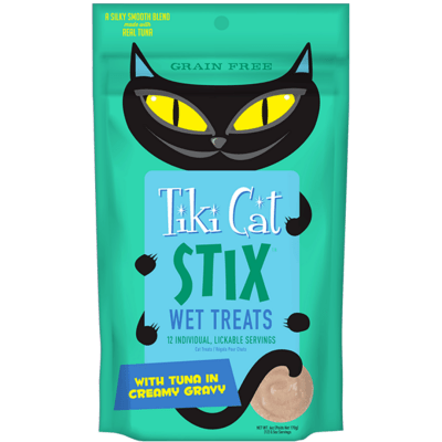 Tiki Cat Stix with Tuna in Creamy Gravy Wet Cat Treats