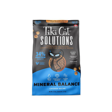Tiki Cat® Solutions® Mineral Balance Chicken Recipe Dry Cat Food 2.8lb