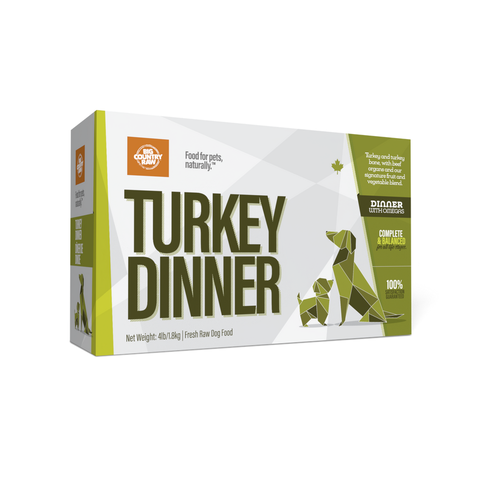 Big Country Raw - Fare Game Turkey Dinner Carton