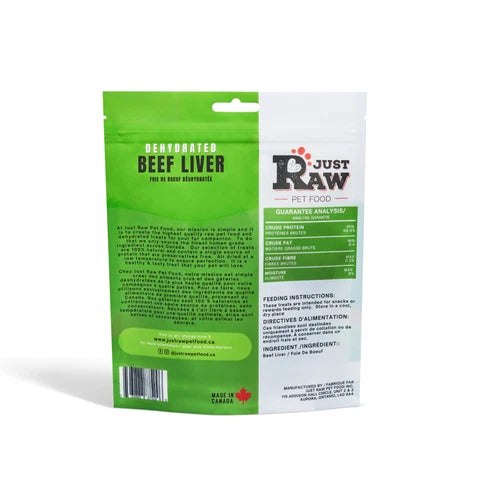 Just Raw Dehydrated Beef Liver (100g)
