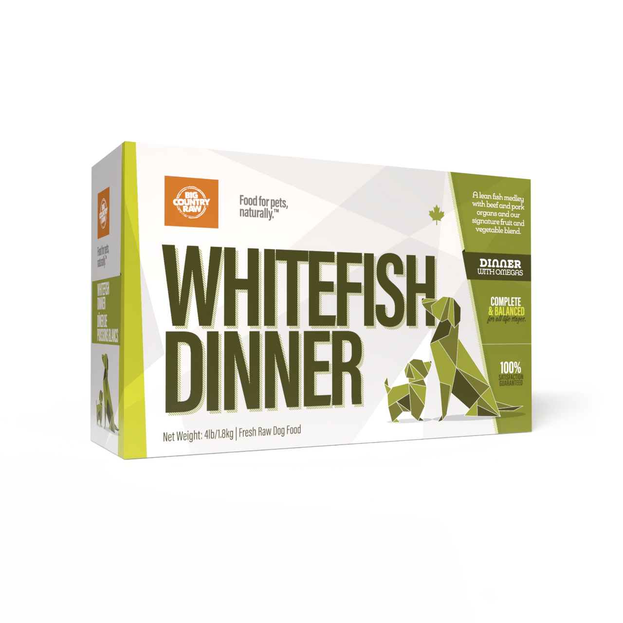 Big Country White Fish Dinner Carton - 4 x 1 lb