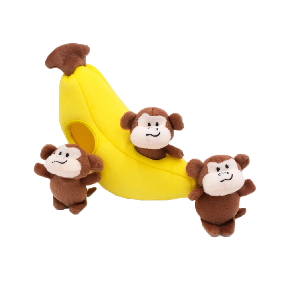 Zippy Paws Zippy Burrow - Monkey N Banana
