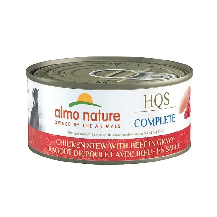 Almo Nature - HQS Complete Chicken Stew With Beef In Gravy Dog Food