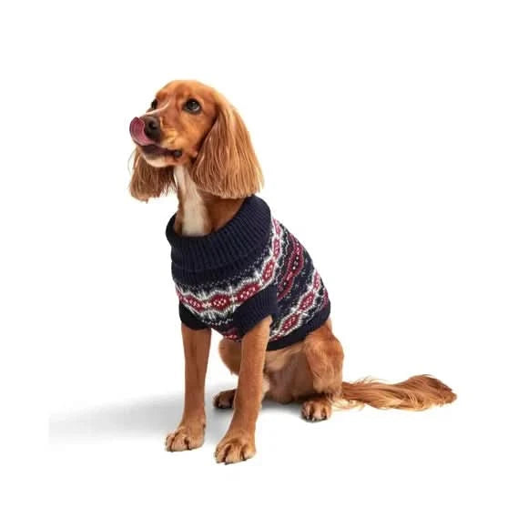 Barbour - Sweater Case Fair Isle Blue