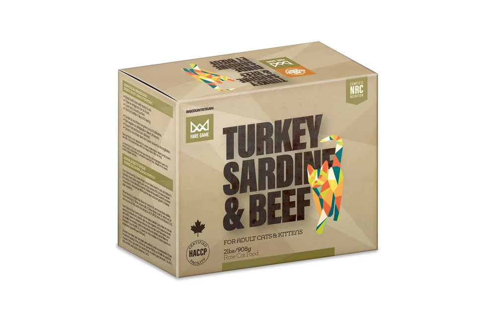 Big Country Raw - Fare Game Turkey Dinner Carton