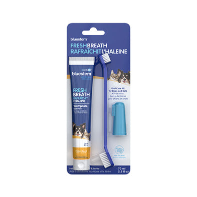 Bluestem Oral Care Kit Chicken Flavor for Dogs & Cats