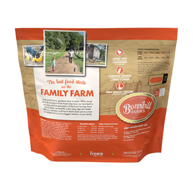 Bonnihill FARMS CHICKiBOWLS Chicken Recipe Frozen Dog Food