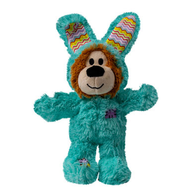 Kong - Spring Wild Knots Bear Teal Dog Toy