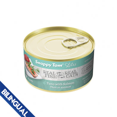 Snappy Tom Lites Tuna with Salmon Wet Cat Food