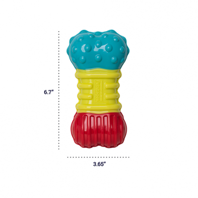 Outward Hound Petstages Multi Squeak Bone Dog Toy