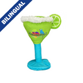 Multipet Margaritaville Margarita Glass 8" Assorted Dog Toy