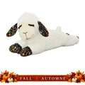 Multipet Lamb Chop Pumpkin Print 24" Dog Toy