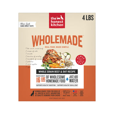 The Honest Kitchen Wholemade Whole Grain Beef Recipe Dog Food