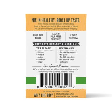 The Honest Kitchen - Pumpkin POUR OVERS Chicken & Pumpkin Stew Dog Food Topper