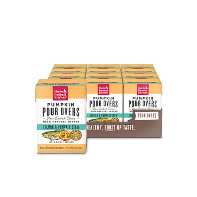 The Honest Kitchen - Pumpkin POUR OVERS Salmon & Pumpkin Stew Dog Food Topper