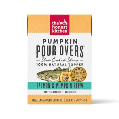 The Honest Kitchen - Pumpkin POUR OVERS Salmon & Pumpkin Stew Dog Food Topper