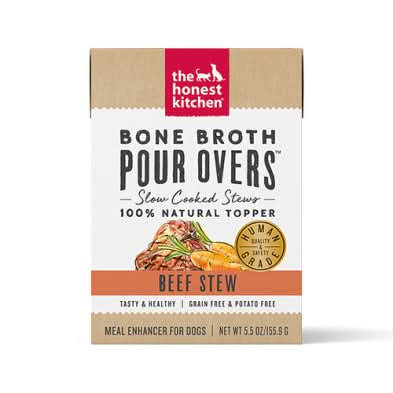 The Honest Kitchen - Bone Broth POUR OVERS Beef Stew Dog Food Topper