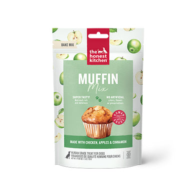 The Honest Kitchen Muffin Mix made with Chicken, Apples & Cinnamon Human Grade Treat for Dogs 7.5oz