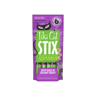 Tiki Cat STIX with Duck in Creamy Gravy Wet Cat Treat