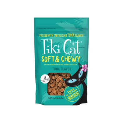 Tiki Cat Soft & Chewy Grain Free Tuna Flavor Cat Treats