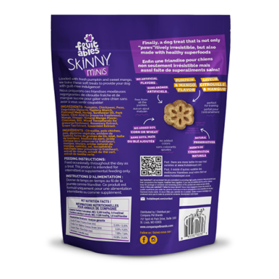 Fruitables - Dog Skinny Pumpkin Mango Treats