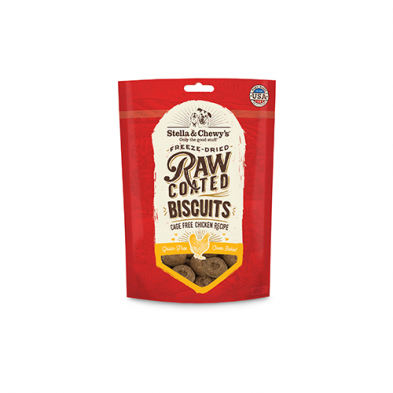 Stella & Chewy's Raw Coated Biscuits Cage-Free Chicken Recipe Dog Treats
