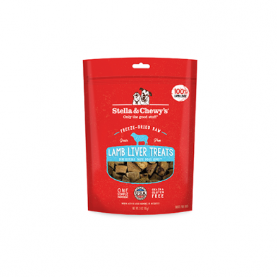 Stella & Chewy's Lamb Liver Treats for Dogs