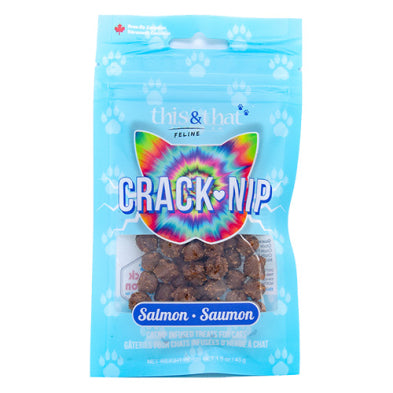 This & That Snack Station Crack-Nip Salmon 43 gm Cat Treat