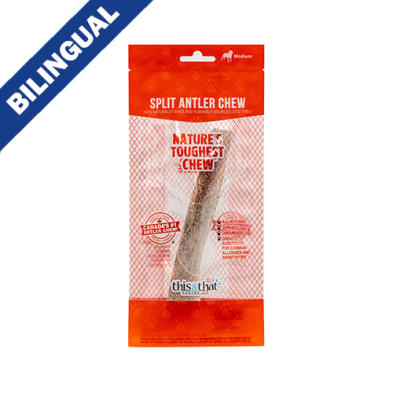 This & That Split Antler Chew