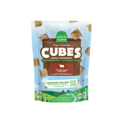 Open Farm - Freeze-Dried Raw Cubes Single Ingredient Lamb Lung Dog Treat