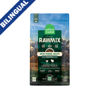 Open Farm RawMix Open Prairie Recipe Grain & Legume Free Dry Cat Food