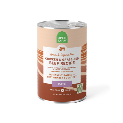 Open Farm - Chicken & Grass-Fed Beef Pâté Wet Dog Food