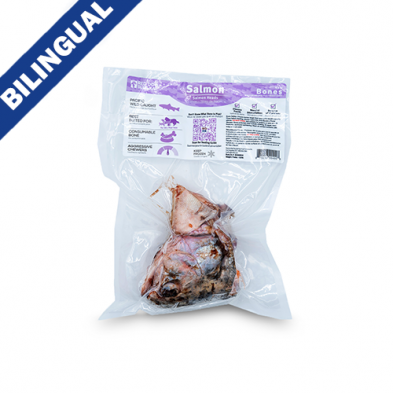 RED DOG BLUE KAT Salmon Heads Frozen Dog & Cat Treat