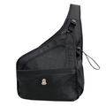 Goo-eez Crossbody Travel Sling Carrier for Pets Black Medium