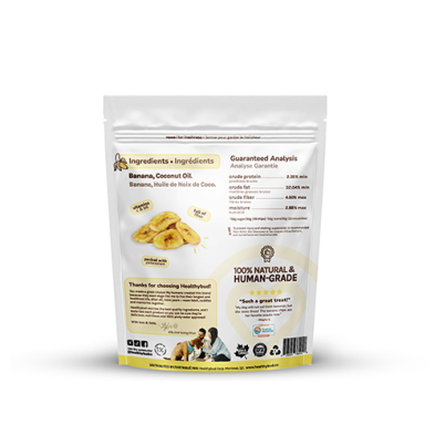 healthybud - Banana Chips Dog Treats