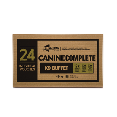 Iron Will Raw Dog Complete K9 Variety Pack 24