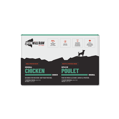 Iron Will Raw Original Lamb Frozen Dog Food 12lb