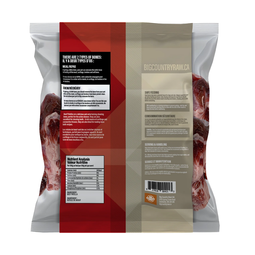 Big Country Raw - Beef Patella Bone