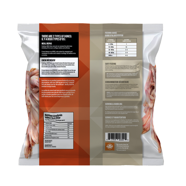 Big Country Raw - Duck Feet