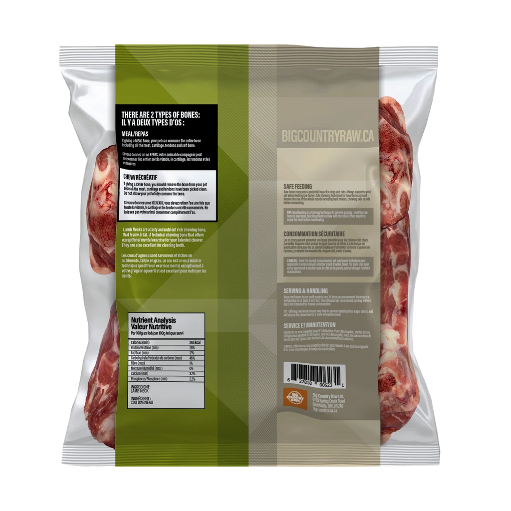 Big Country Raw - Lamb Neck Bone