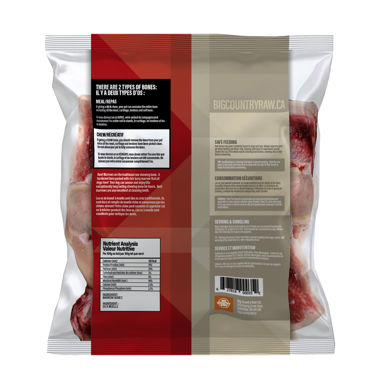 Big Country Raw - Marrow Bone Large