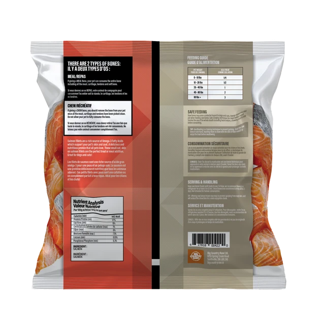 Big Country Raw - Salmon Fillets