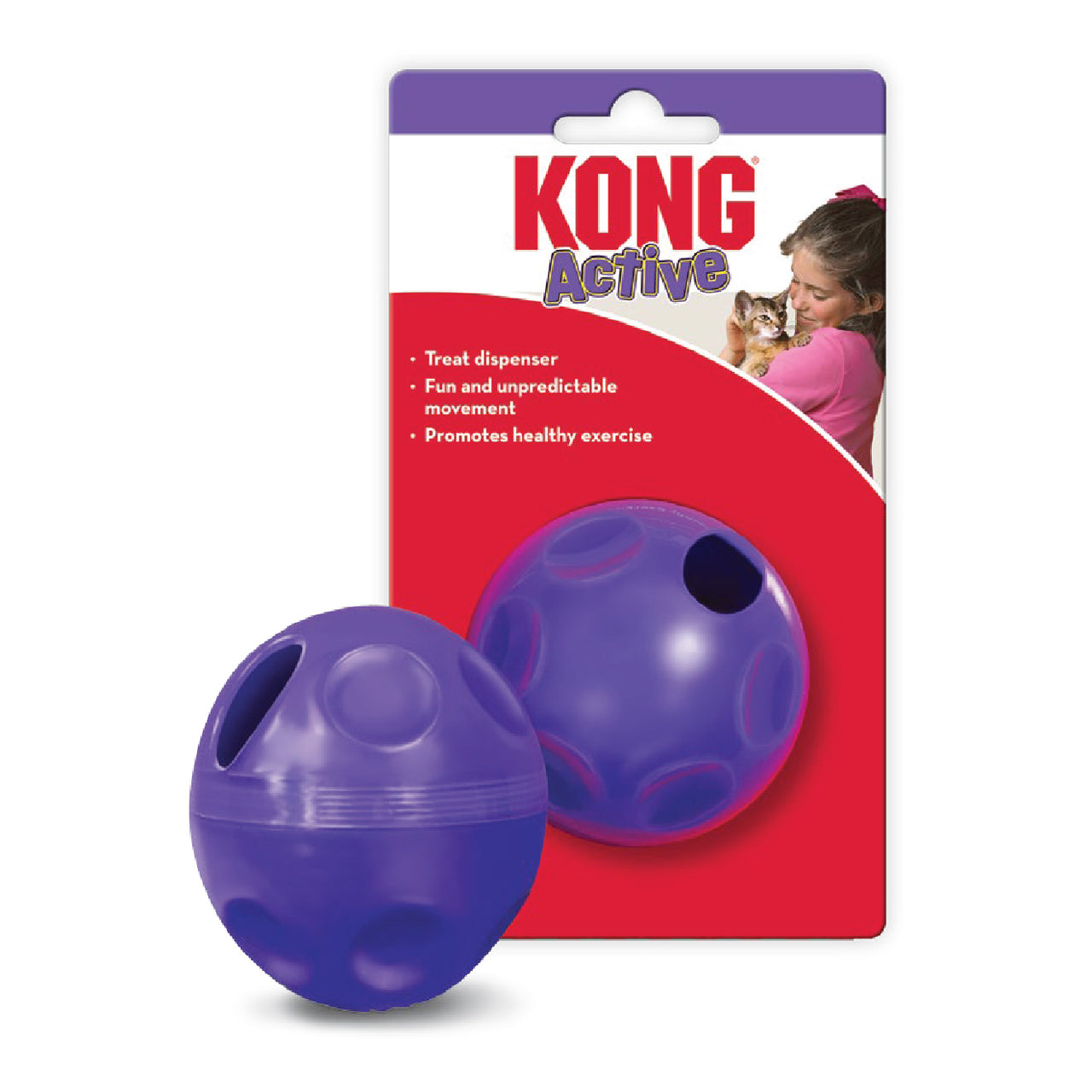 Kong Active Treat Ball Toy for Cats