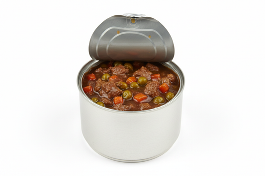 canned wet dog food no branding