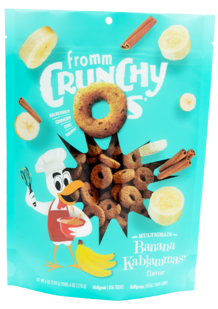 Fromm - Crunchy O's Banana Kablammas Multigrain Dog Treat