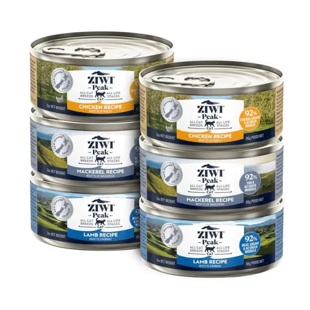 ZIWI Variety Pack Chicken, Mackerel & Lamb, Lamb Cat Wet Food