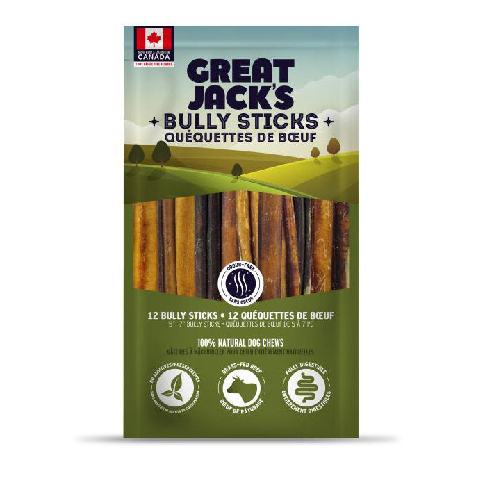 Great Jacks Bully Stick - Odor-Free
