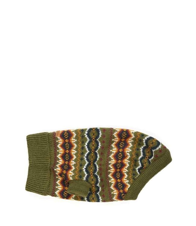 Barbour - Sweater Case Fair Isle Olive