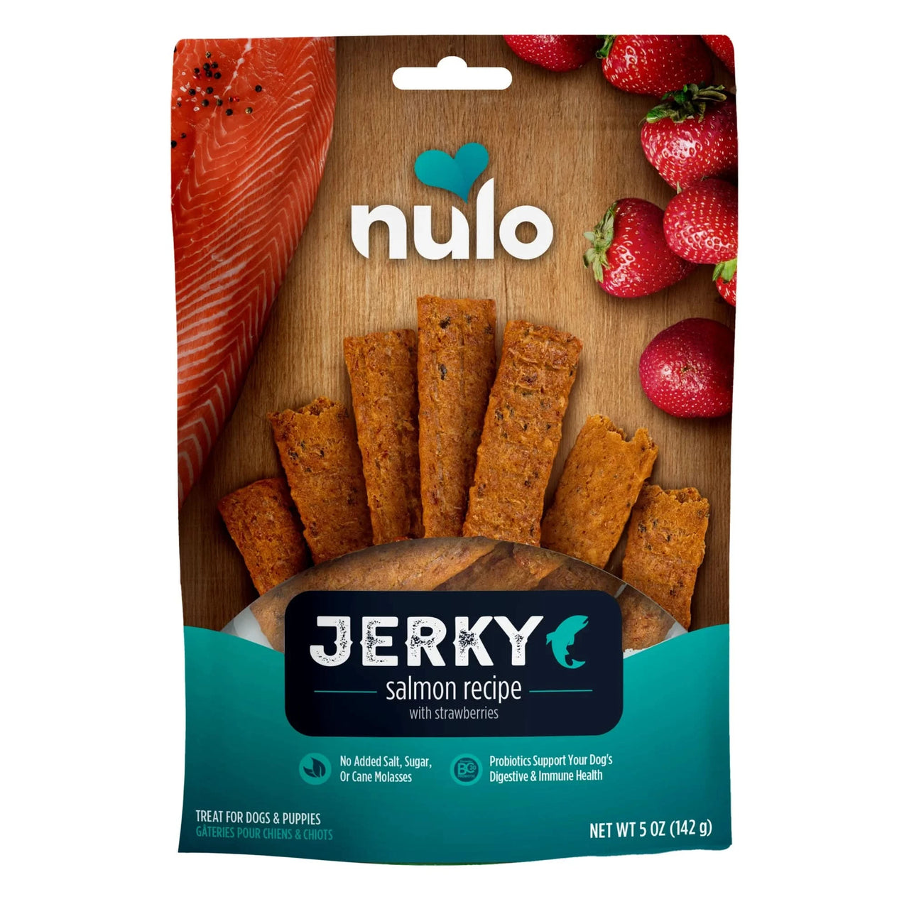 Nulo Jerky Strips Salmon With Strawberries Recipe