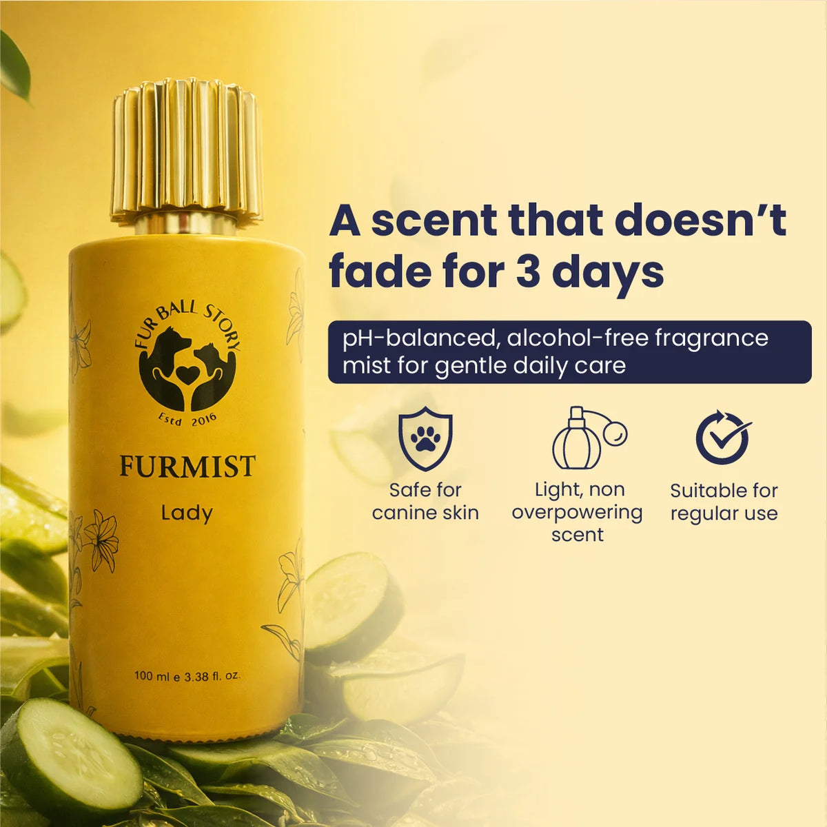 Fur Ball Story Furmist Lady Dog Perfume